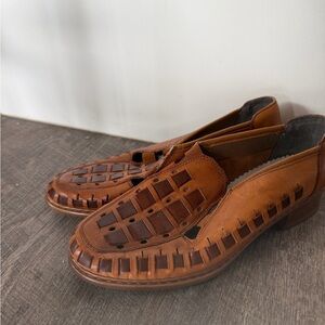 Rieker Women's Tan Leather Loafers